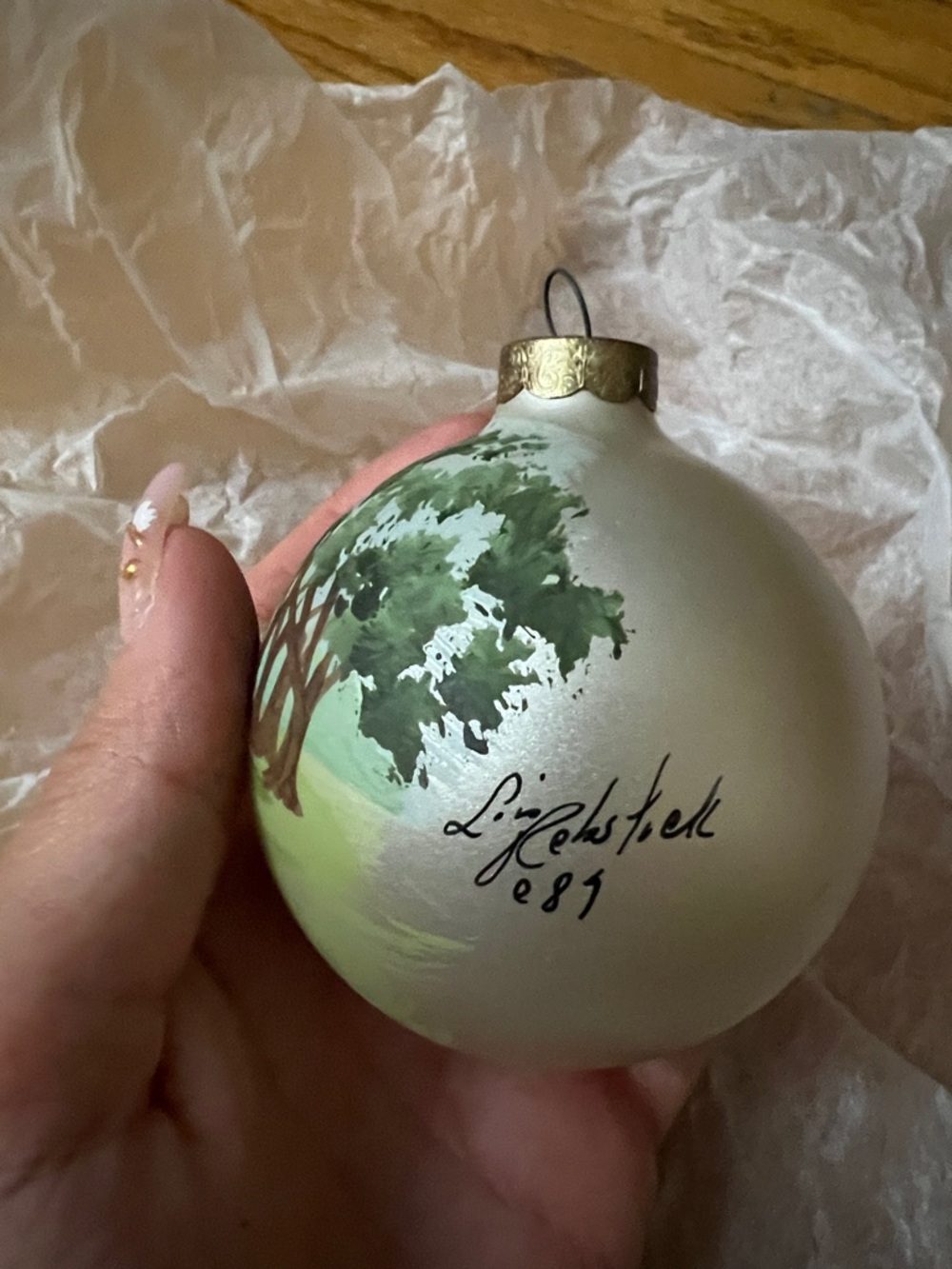 Gone with the Wind twelve oaks melanie and ashley ornament - Picture 2 of 2